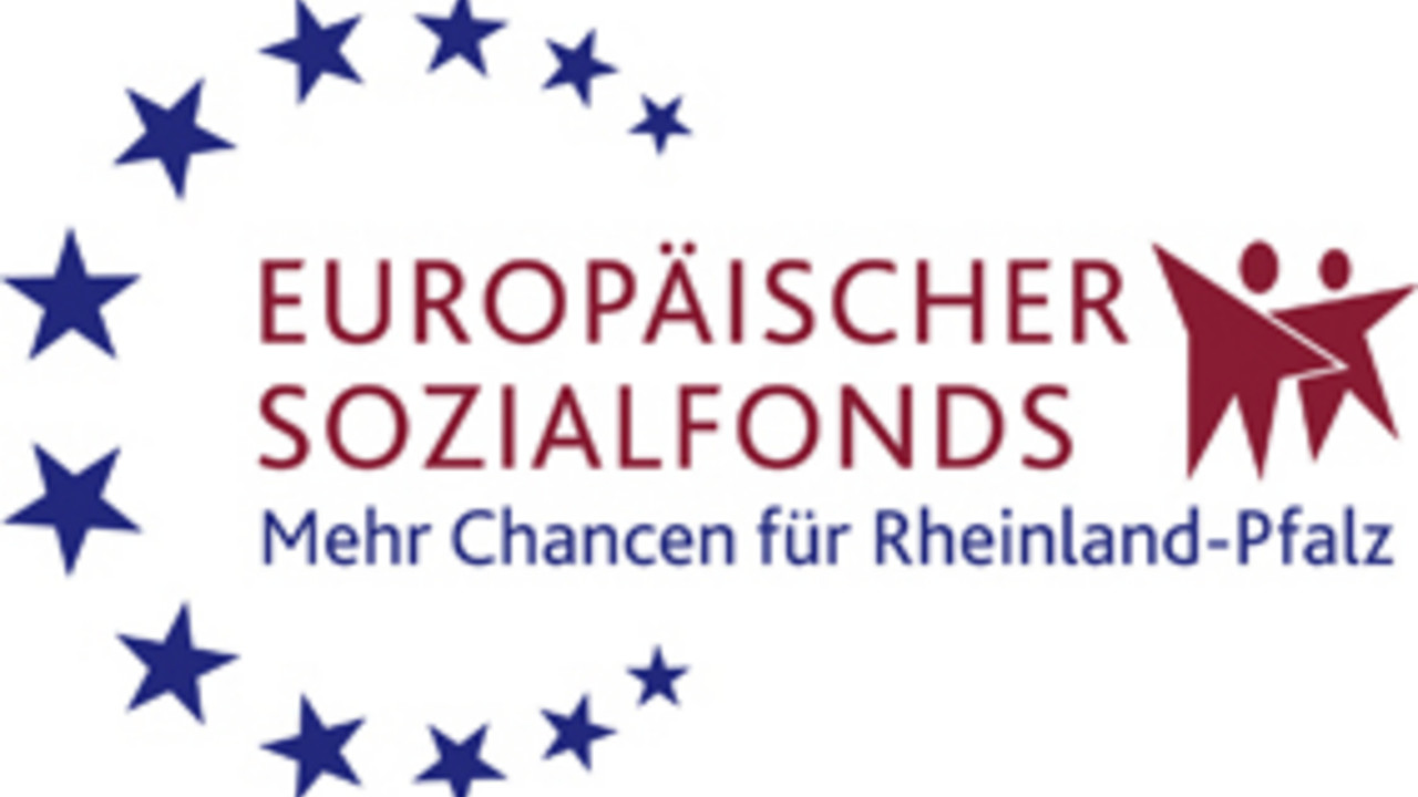 Logo des Europägischen Sozialfonds Rheinland-Pfalz; Bild: MSAGD