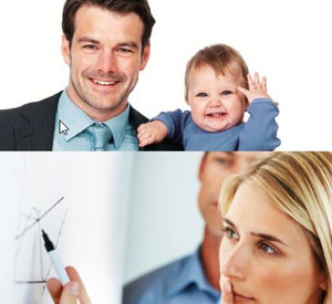 Symbolbild „Vereinbarkeit Familie und Beruf"; Bild: rlp-Archiv