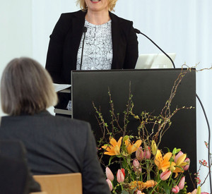Zu Gast in der Staatskanzlei: Gesche Joost,
