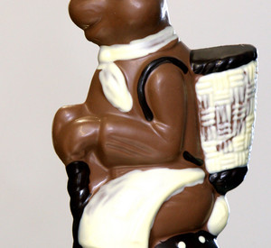 Schokoladenosterhase; Bild: dpa