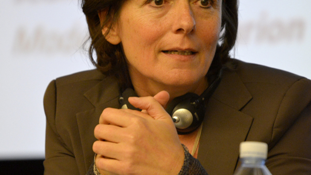 Malu Dreyer bei der Konferenz in Paris; Bild: Jean-Luc Grillot