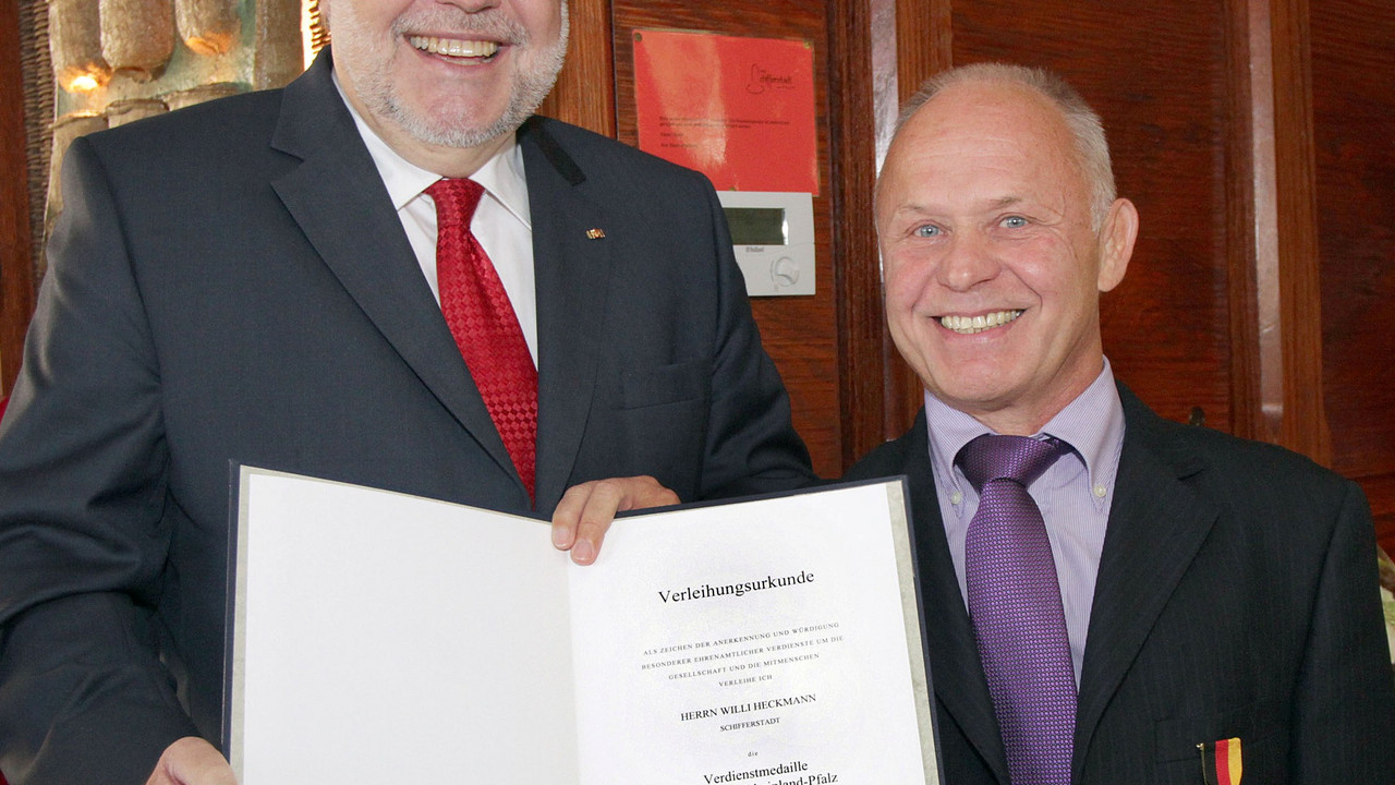 Kurt Beck und Willi Heckmann; Bild: Grothe