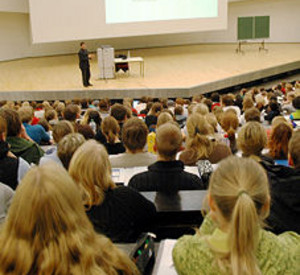 Studierende im Hörsaal