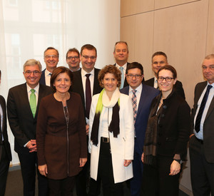 Treffen mit dem Vorstand der DB Schenker Rail AG in der Staatskanzlei Rheinland-Pfalz; Bild: Stefan Sämmer / © Staatskanzlei RLP