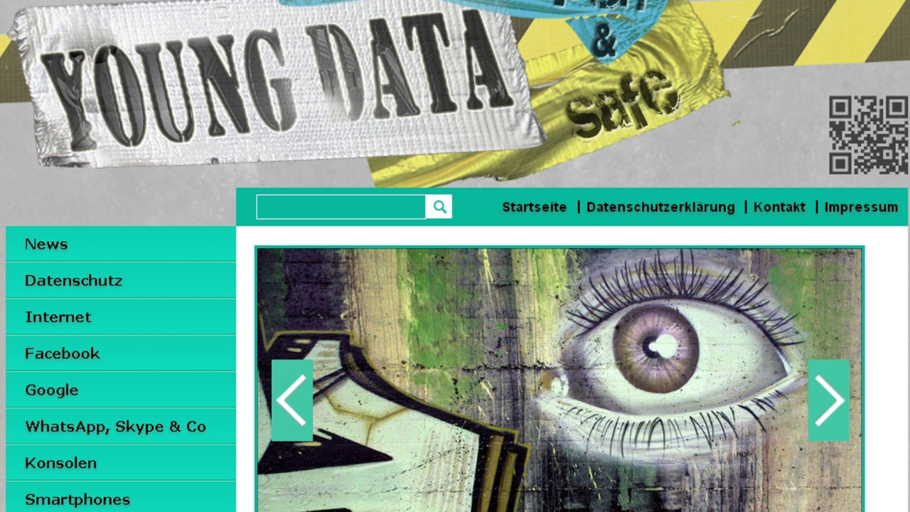 Bild der Homepage ww.youngdata.de
