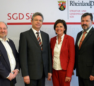 Ministerpräsidentin Malu Dreyer zu Besuch bei der SGD Süd; Bild: SGD Süd