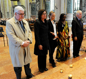 Gedenkgottesdienst anlässlich des Völkermords in Ruanda vor 20 Jahren; Fotos: Kristina Schäfer / © Staatskanzlei