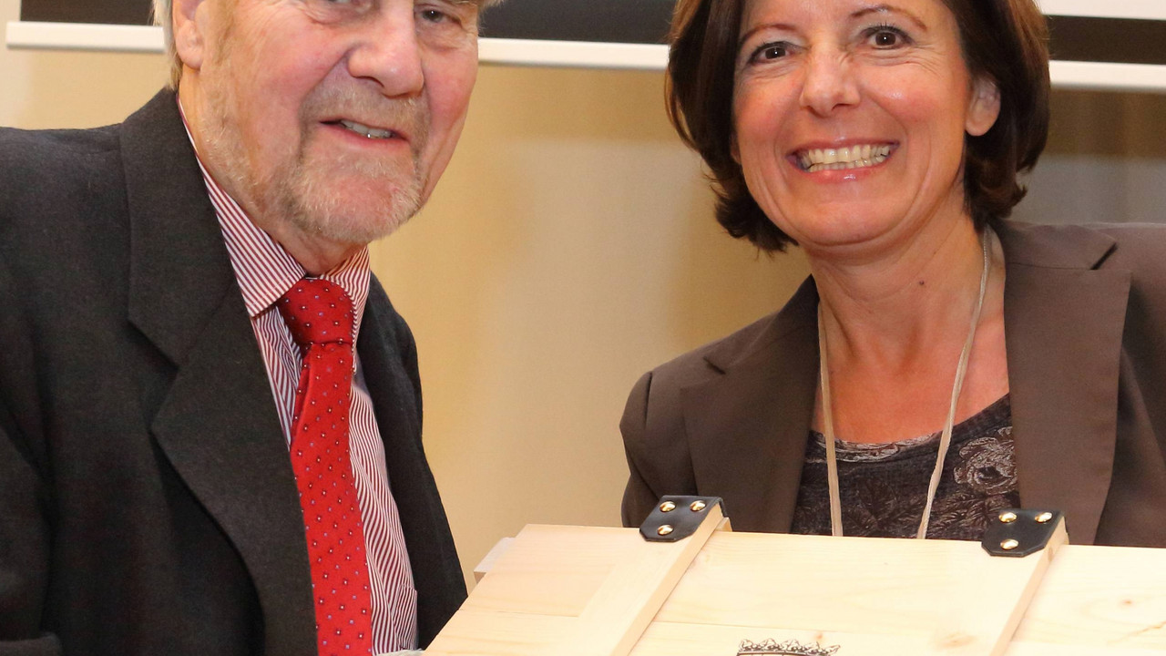 Gerd Ruge und Malu Dreyer; Bild: Alexander Sell