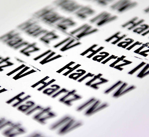 Hartz IV Schriftzug