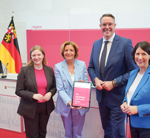 Katharina Binz, Malu Dreyer, Alexander Schweitzer, Daniela Schmitt