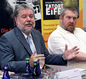 Ministerpräsident Kurt Beck mit Schauspieler Dietmar Bär