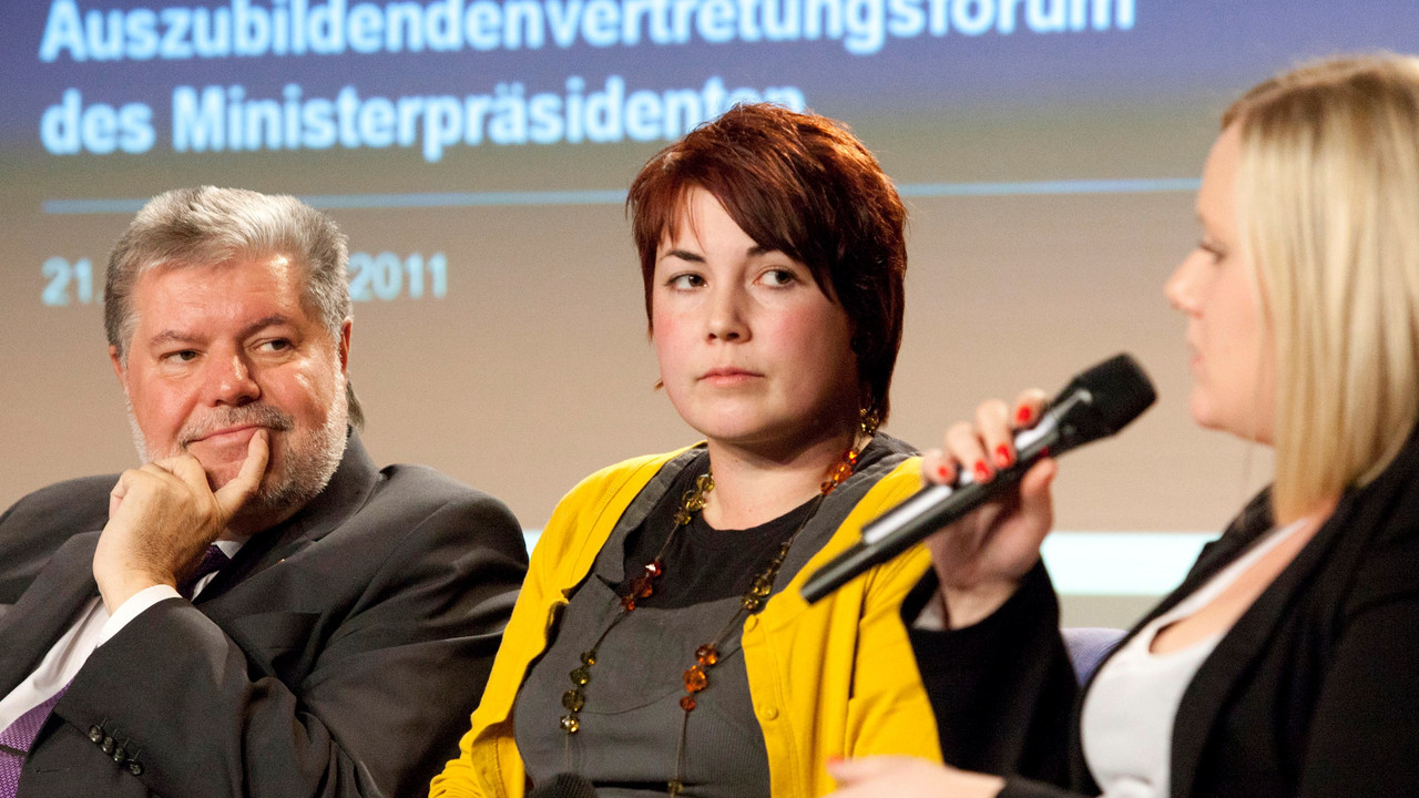 Azubiforum; Bild: Melanie Bauer / © Staatskanzlei
