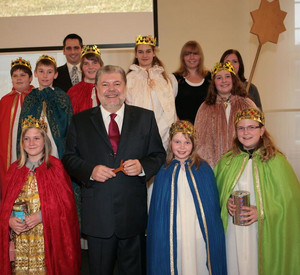 Empfang der Sternsinger; Bild: Pipprich