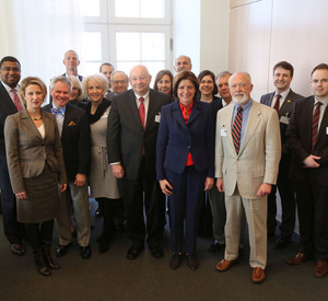 Ministerpräsidentin Malu Dreyer empfing die Delegation aus dem Partnerland South Carolina in der Staatskanzlei; Bild: Saemmer