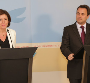 Ministerpräsidentin Malu Dreyer und Premierminister Xavier Bettel.
