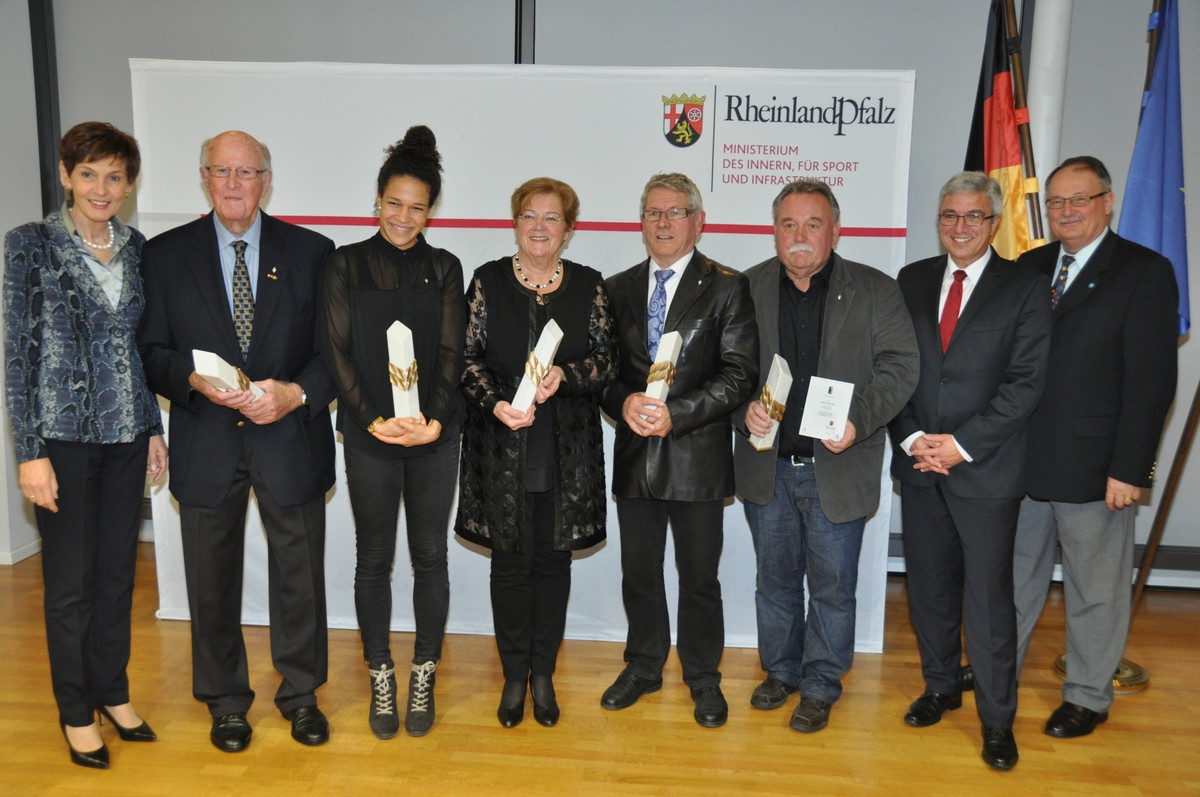 Auszeichnung SportObelisk . des Landes RheinlandPfalz