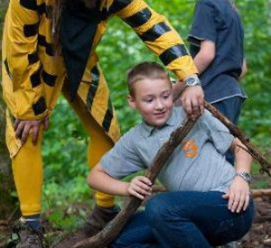 Bei den Wald-Jugendspielen lernen Schulklassen spielerisch die Besonderheiten des Waldes kennen; Bild: Dpa