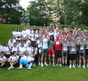 Teilnehmer am J.P. Morgan-Lauf 2009