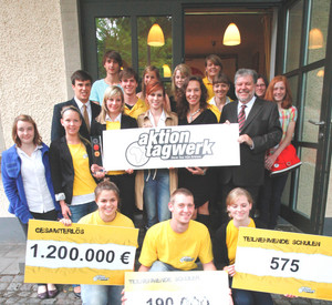Aktion Tagwerk 2011; Bild: Melanie Bauer / © Staatskanzlei