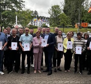 PEK-Bescheidübergabe VG Arzfeld