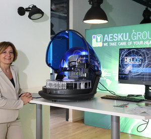 Ministerpräsidentin Malu Dreyer bei ihrem Besuch bei AESKU.DIAGNOSTICS