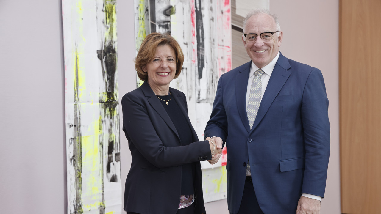 Besuch des luxemburgischen Botschafters Jean-Paul Senninger