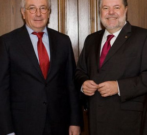 Kilz und Beck im Gästehaus; Bild: Pipprich