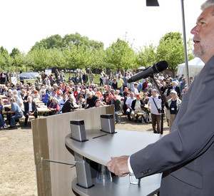 Ministerpräsident Beck in Kaiserslautern; Bild: View/Voss