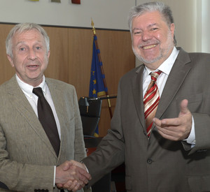 Jean Pierre Masseret und Kurt Beck; Bild: Pulkowski