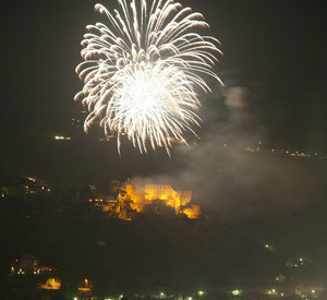 Rhein in Flammen bei St. Goar; Bild: rlp-Tourismus