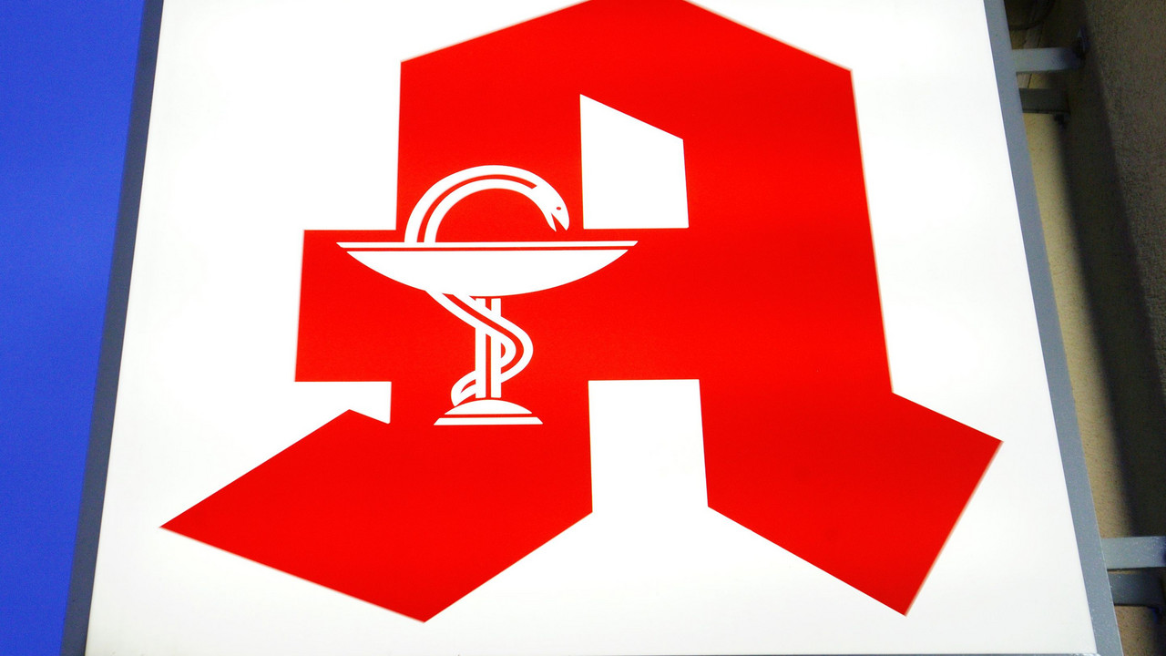 Apothekenschild; Bild: dpa