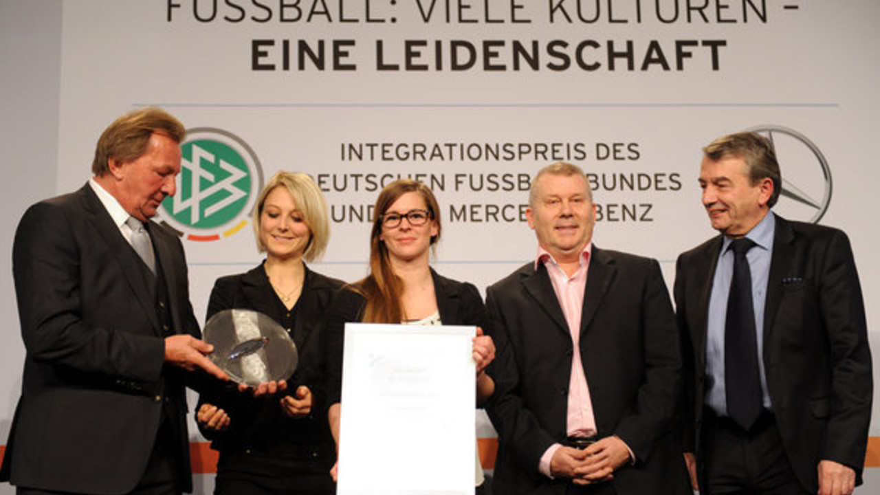 Mainz 05 erhält den Integrationspreis; Bild: dpa
