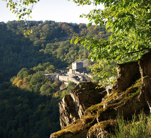 Seitlicher Blick auf die Schmidtburg im Soonwald; Bild: Soonwald-Nahe GmbH
