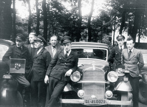 1948: Fahrer der Ministerpräsidenten anlässlich der Rittersturzkonferenz in Koblenz