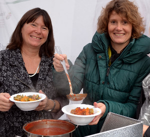 Ernährungsministerin Ulrike Höfken und Wirtschaftsministerin Eveline Lemke; Bild: mulewf
