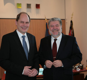 Antrittsbesuch des Präsidenten der Wehrbereichsverwaltung West; Bild: Pipprich
