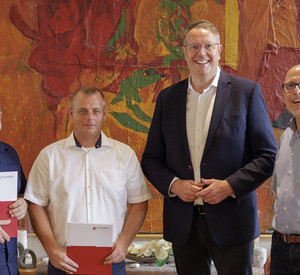 Förderbescheidübergabe Investitionsstock VG Kandel