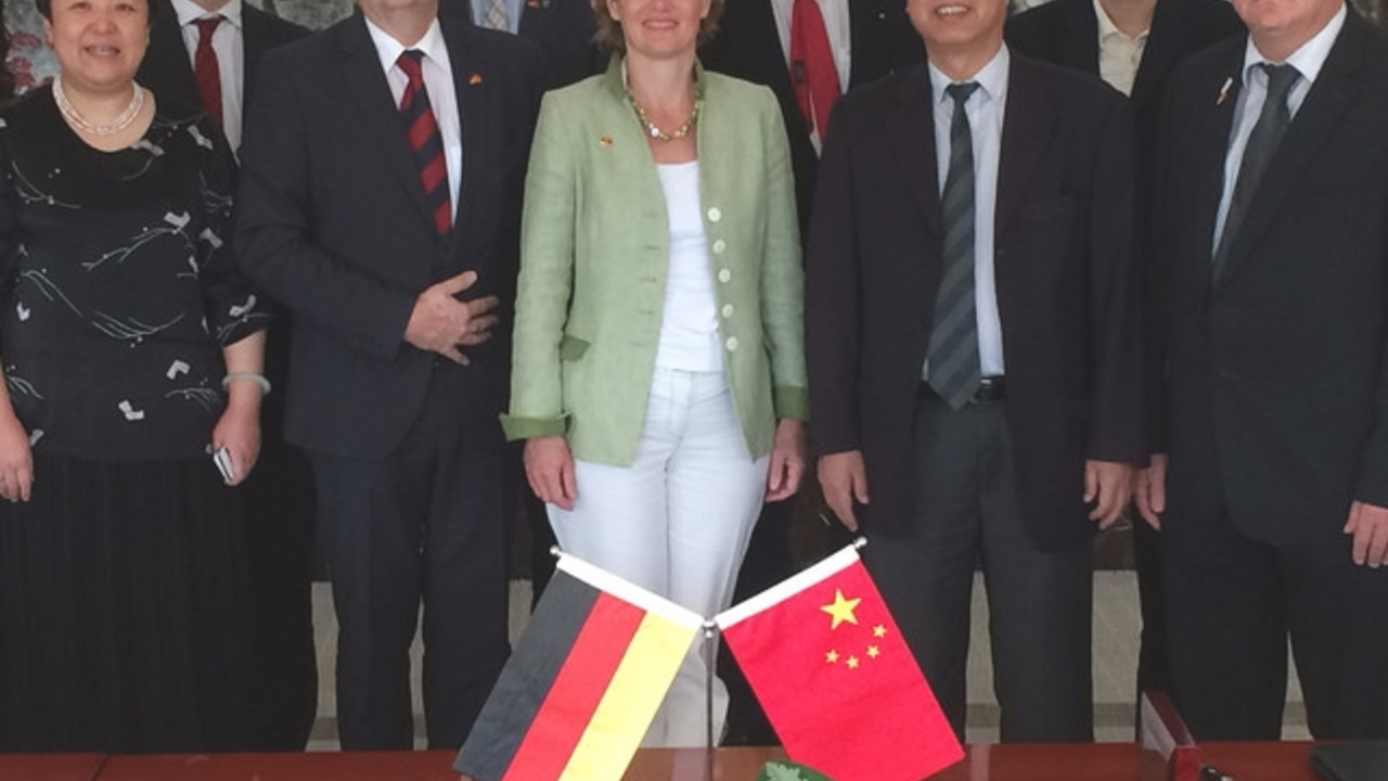 Wirtschaftministerin Lemke in China; Bild: Ministerium