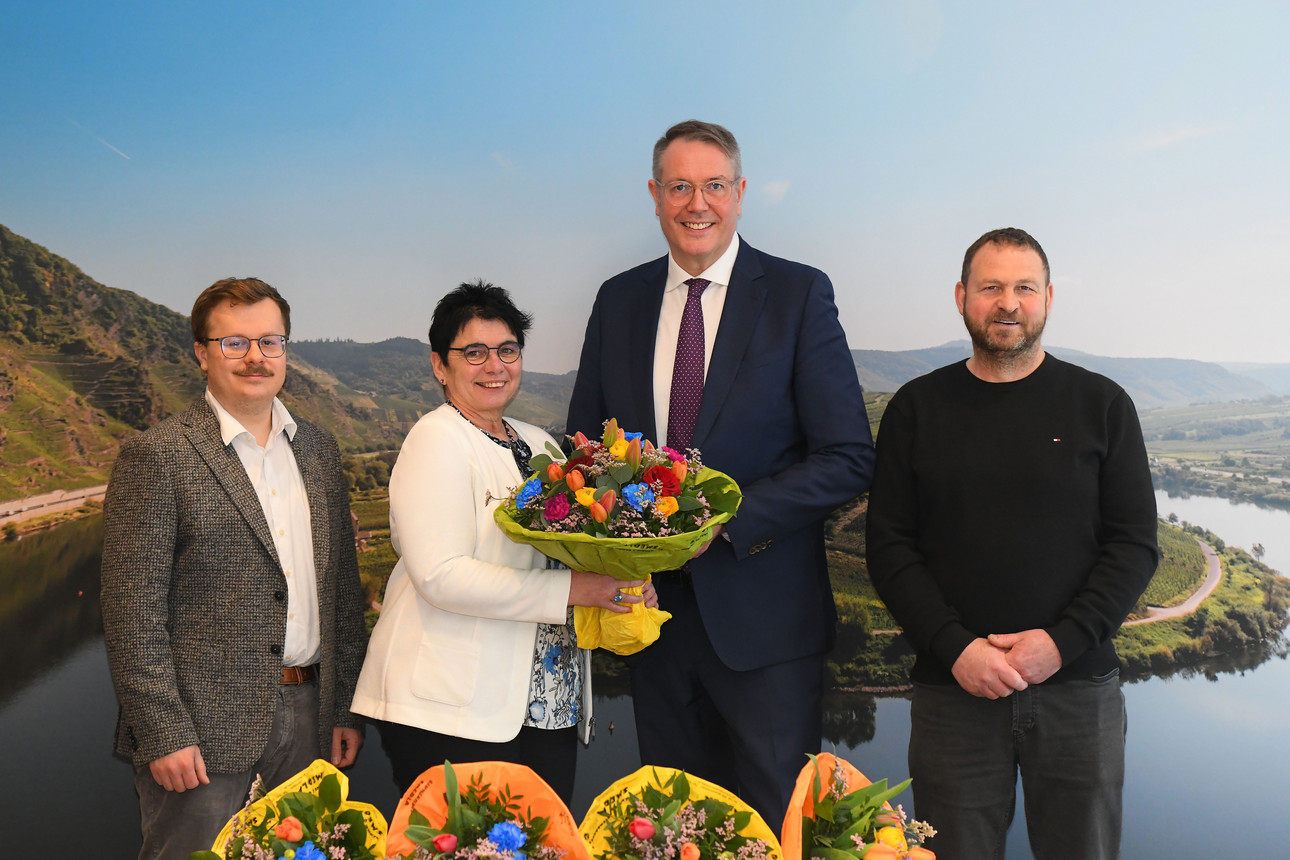 Valentinstagstrauß für Ministerpräsident Alexander Schweitzer