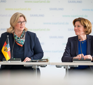 Ministerpräsidentinnen Malu Dreyer und Anke Rehlinger