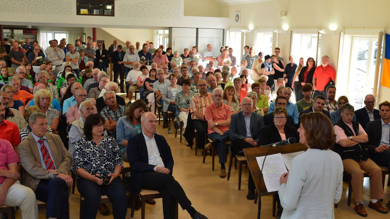 In Bärenbach lud die Ministerpräsidentin zum Bürgerempfang ein.