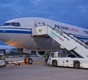 Air China Cargo landet am Flughafen Hahn; Foto: dpa