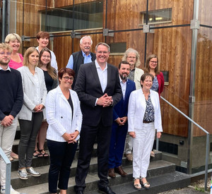 Ministerpräsident Alexander Schweitzer beim Besuch des Eurodistrikts PAMINA