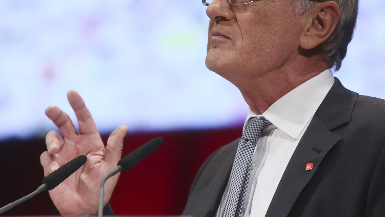 Der neue Vorsitzende der Gewerkschaft IG Metall, Detlef Wetzel; Bild: dpa