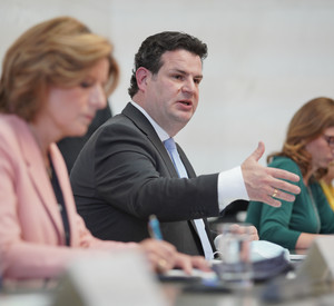 Pressekonferenz mit Bundesarbeitsminister Hubertus Heil