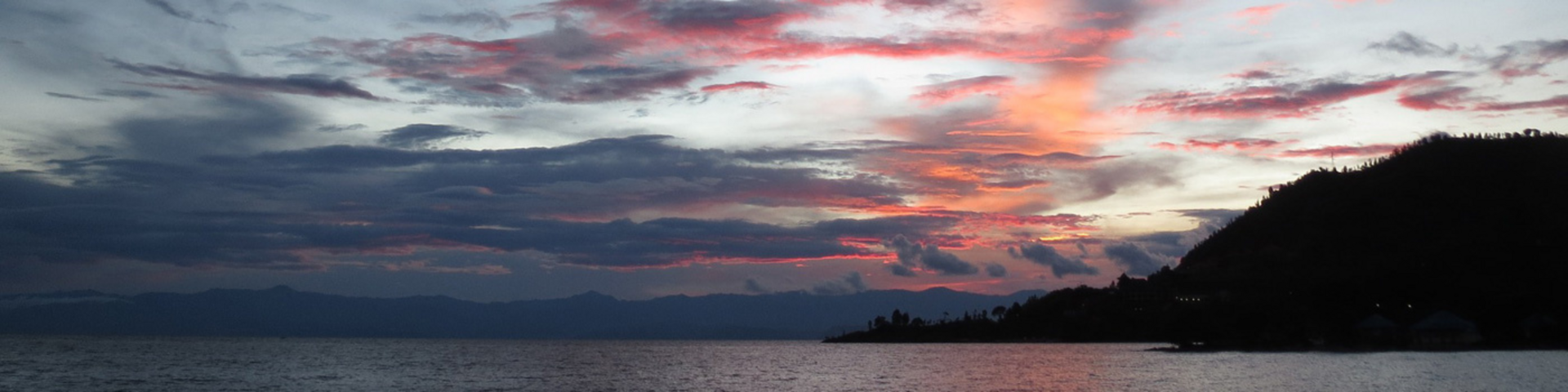 Sonnenuntergang in Ruanda