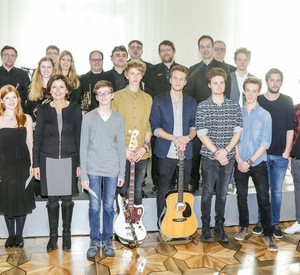 Emfpfang der Laienmusikpreisträger