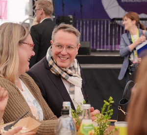 Ministerpräsident Alexander Schweitzer auf dem Rheinland-Pfalz-Tag