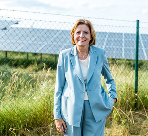 Ministerpräsidentin Malu Dreyer 'Solarpark Bitburger Land'