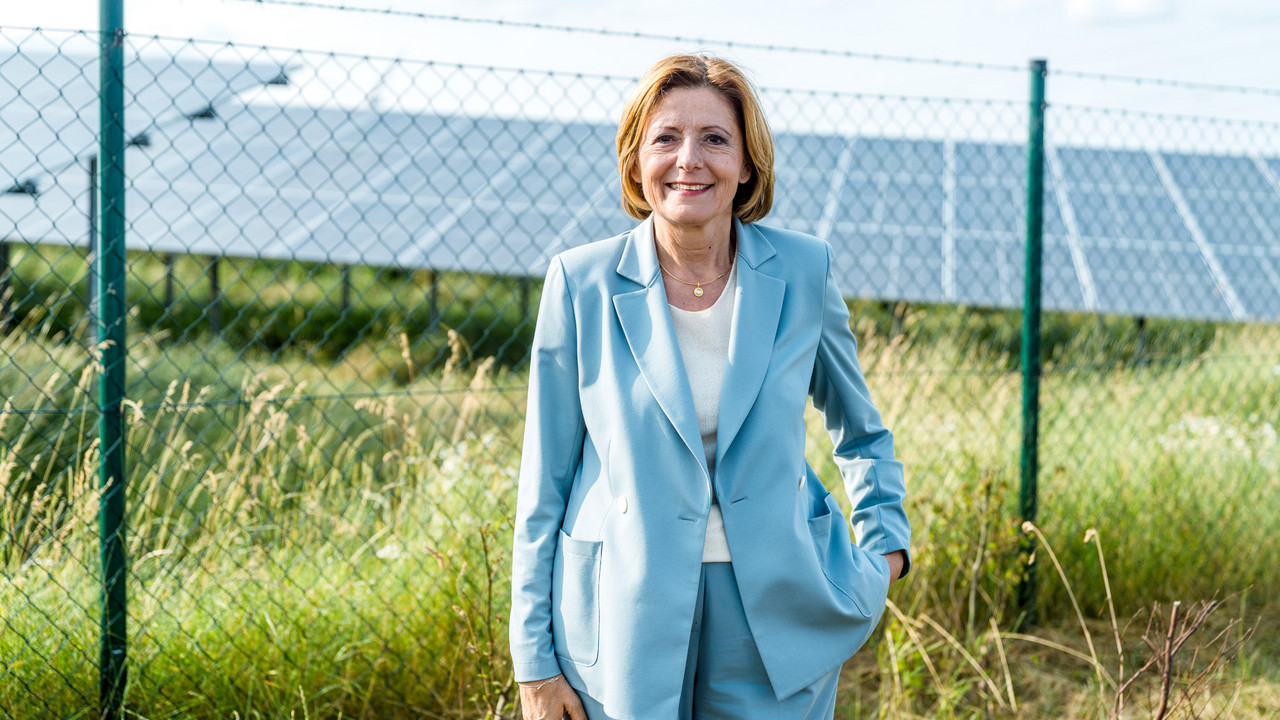 Ministerpräsidentin Malu Dreyer 'Solarpark Bitburger Land'